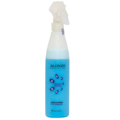 Xịt dưỡng Alonzo Keratin Spray chống chẻ ngọn tóc 250ml