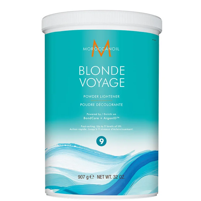 Bột tẩy tóc Moroccanoil 9 Level Blonde Voyage Power Lightener 907g