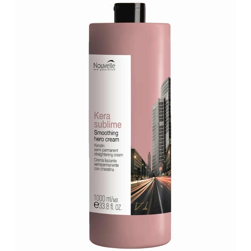 Keratin Nouvelle Smoothing Hero Cream tái tạo cấu trúc tóc siêu phục hồi 1000ml