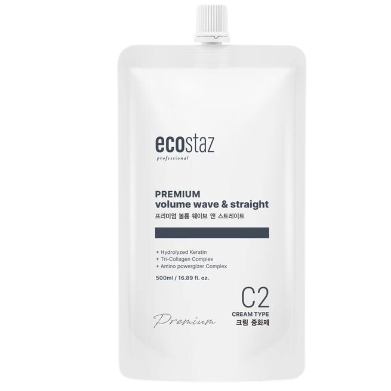 Kem dập duỗi tóc Ecostaz C2 Premium Volume Cao Cấp 500ml