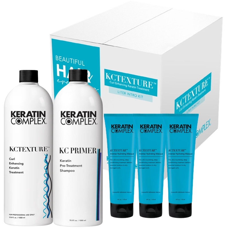 Bộ phục hồi Keratin Complex KCTexture Curl Enhancing dành cho tóc xoăn 1000ml