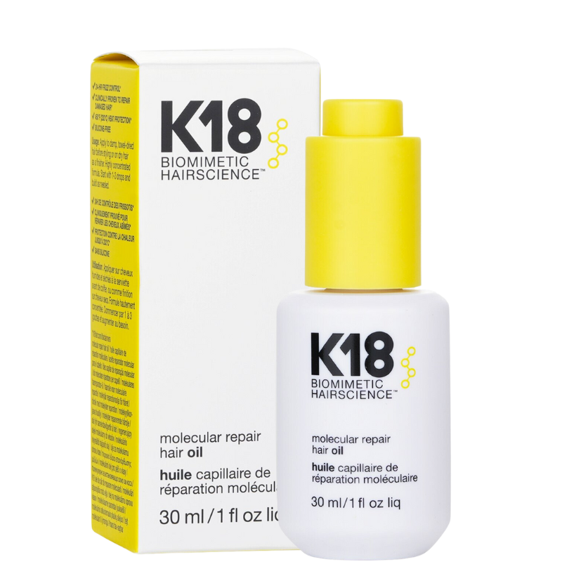 Tinh dầu K18 phục hồi tóc khô xơ mềm mượt Molecular Repair Hair Oil 30ml