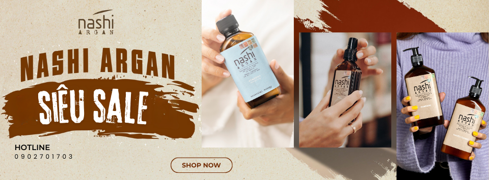 Nashi Argan thương hiệu chăm sóc và phục hồi số 1 tại Ý.